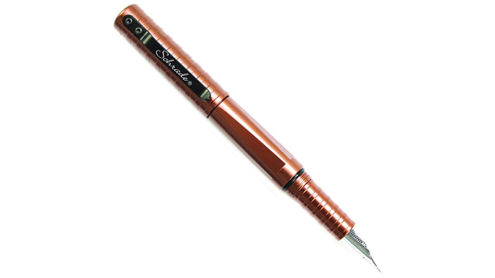 Schrade Tactical Fountain Pen, Brown, SCPEN7BR
