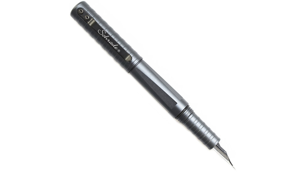 Schrade Tactical Fountain Pen, Gray, SCPEN7G