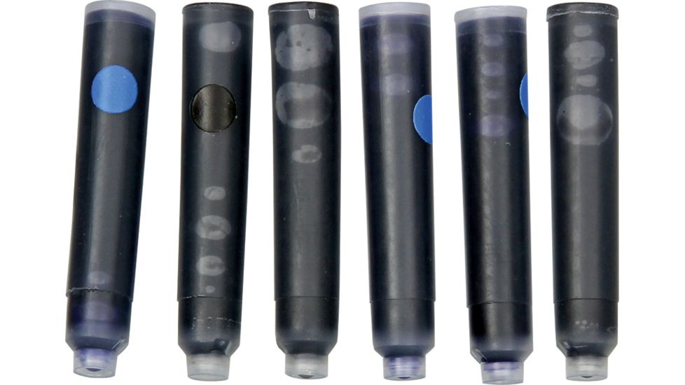 Schrade Tactical Pen 3 Refill, three black and three blue ink wells SCHPR3