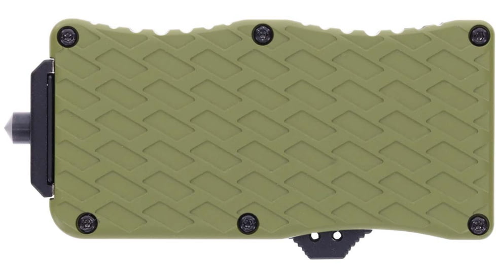 Schrade Uproar Mini D/A OTF Knife, 1.9in Dagger Point OD Green/Stainless Steel, 1159306