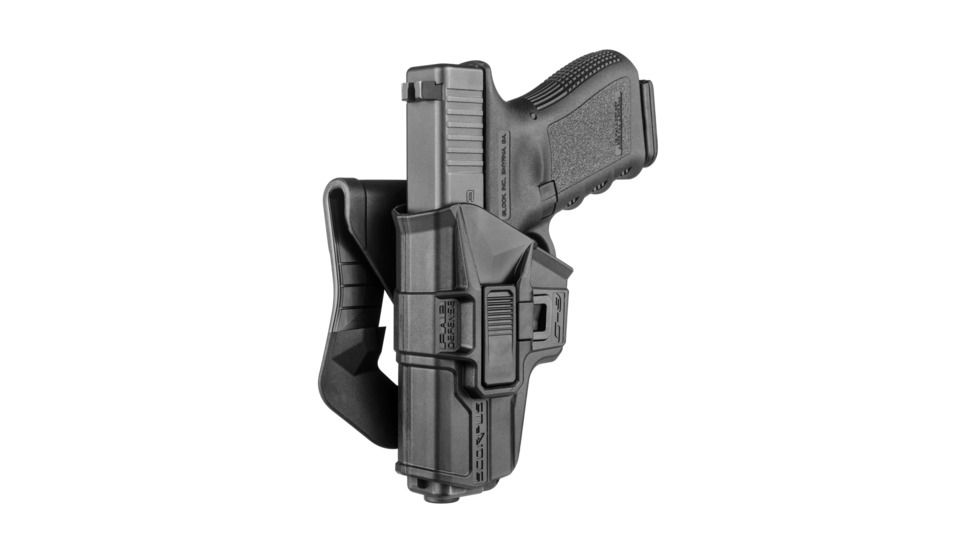 Scorpus M1 Level 2 Holster G-9R, Glock 17/19/26, Left Hand, Black, 3QG-HT-SCG9RH-SC-G9RLHB