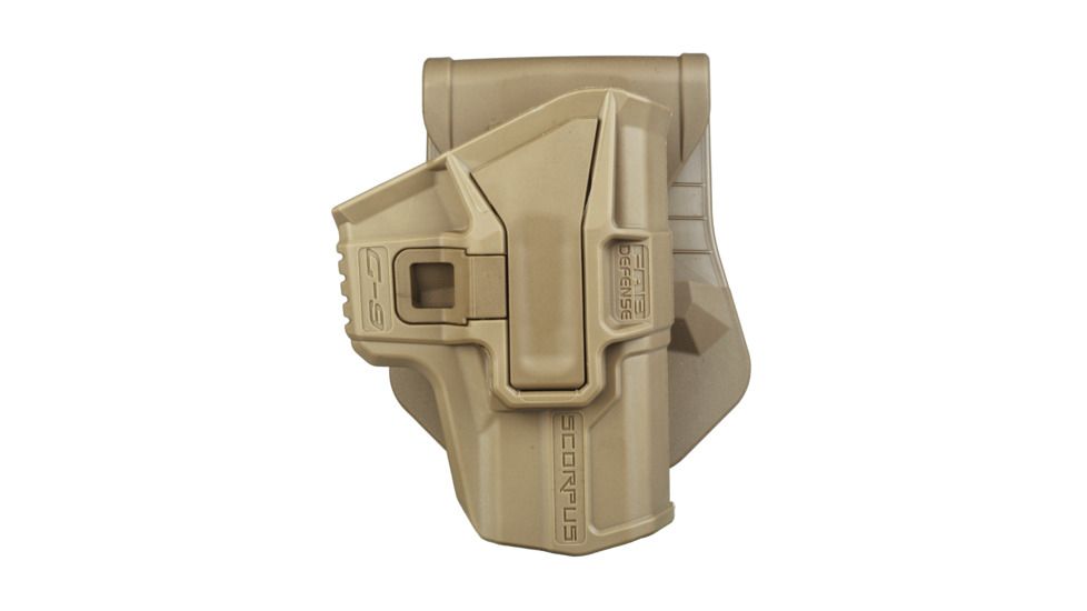 Scorpus M1 Level 1 Holster, Glock 19, Right Hand, Flat Dark Earth, sc-g9st