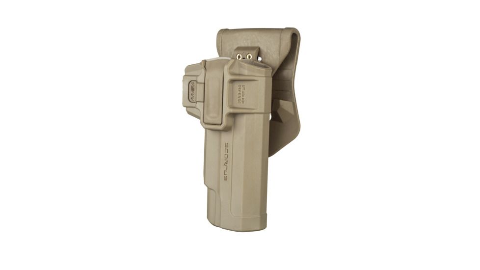 Scorpus M1 Paddle/Belt Level 1 Swivel Holster, 1911, Left Hand, Flat Dark Earth, 3QG-HT-SH1SHL-SC-1911SLHT