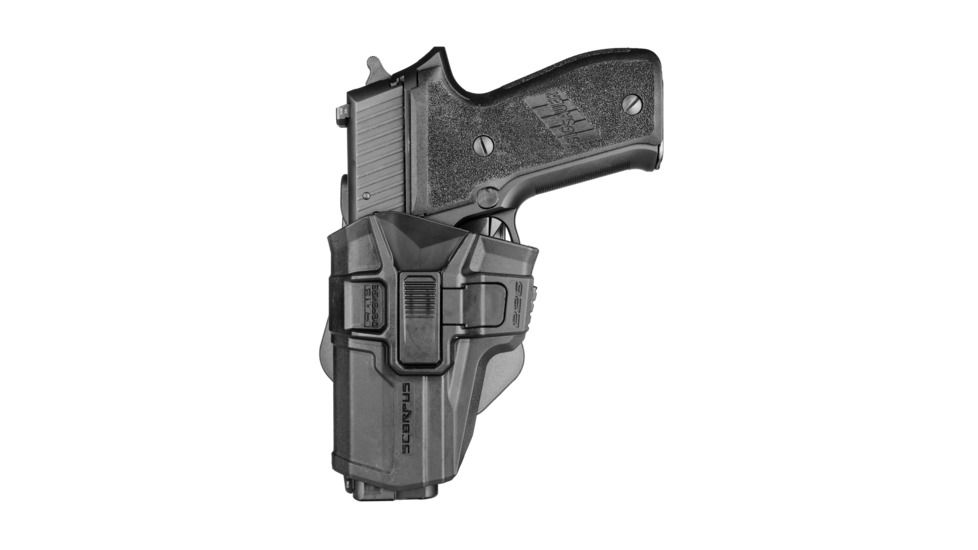 Scorpus M24 Belt Holster w/ Level 2 Retention, Sig P226, Left Hand, Black, sc-24b226rlhb