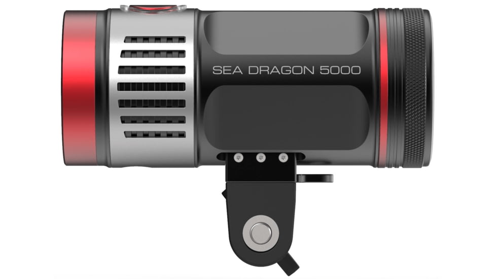 SeaLife Sea Dragon 5000F Auto Underwater Lighting, Black/Red, One size, SL676
