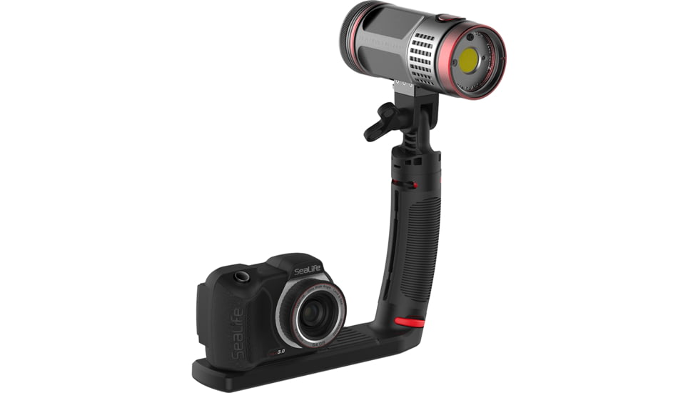 SeaLife Sea Dragon 5000F Auto Underwater Lighting, Black/Red, One size, SL676