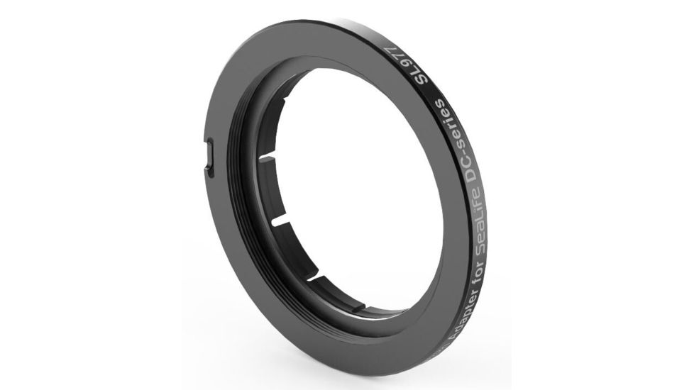 SeaLife Thread Adapter For Sealife DC Series Housings, 52mm, Black SL977