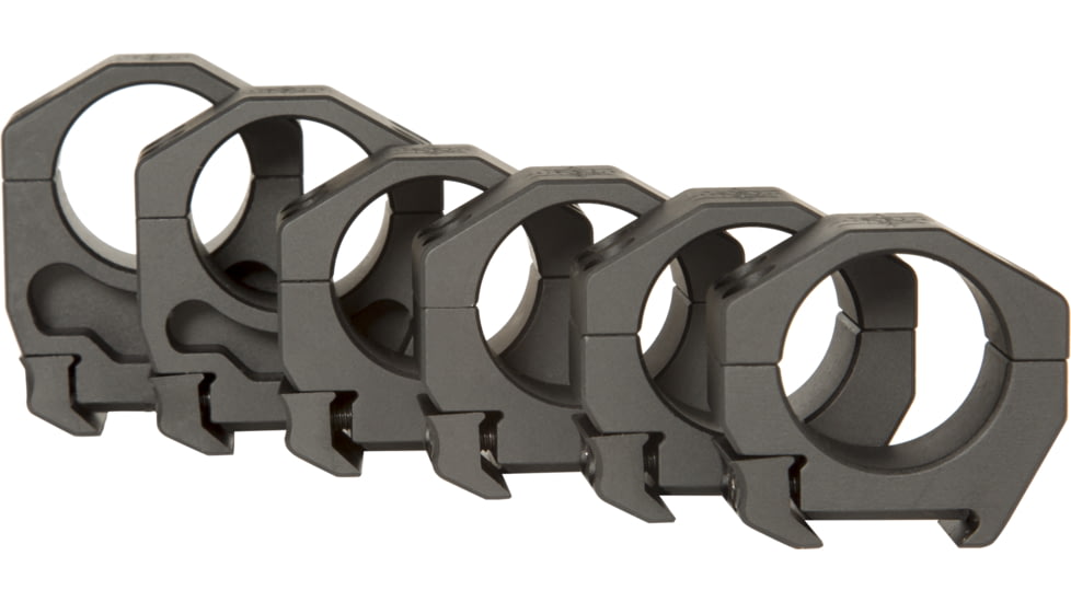 Seekins Precision 30mm Tube Rifle Scope Rings, .92in Medium High, 4 Cap Screw, 0010620010 - F