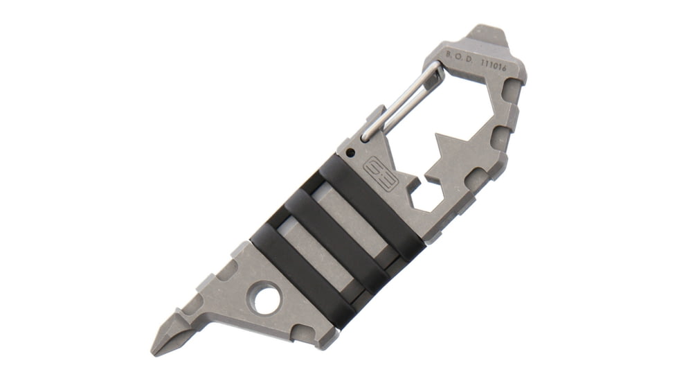 Sektor3 Tools 2 Tool With Phillips Bead Blast, Titanium, 3.875in Bead Blast Blade, Black/Tan Custom Rail Covers, SKT2