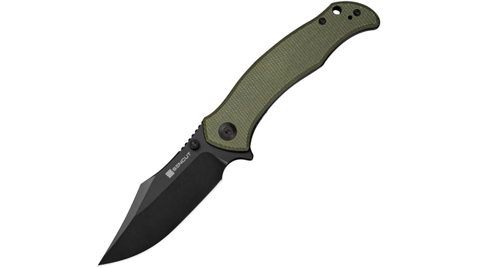 SENCUT Tauron Linerlock Olive Mic, S250603