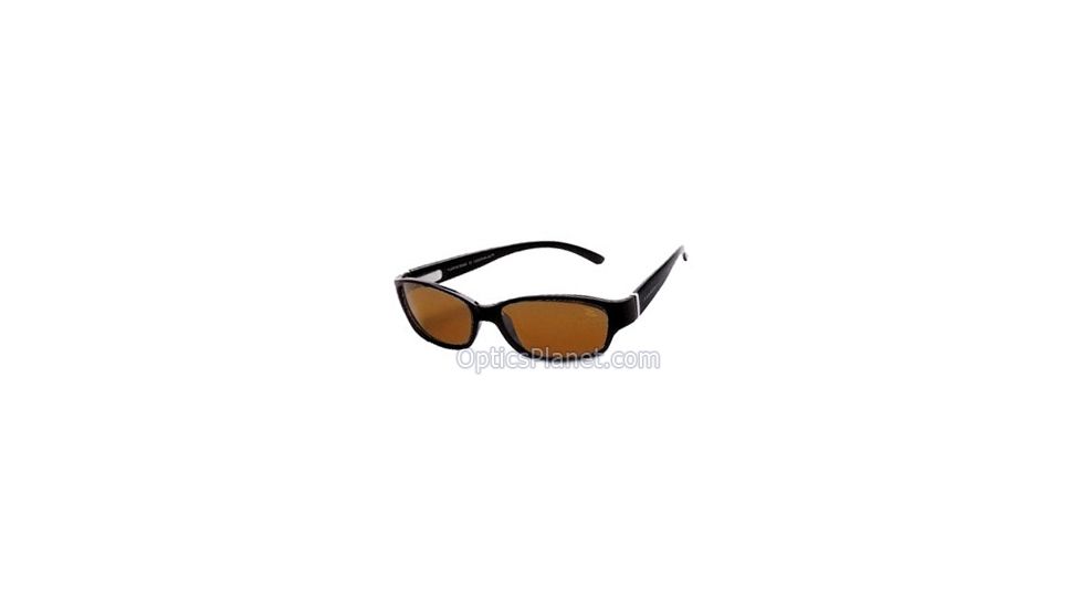 Serengeti Andros Sunglasses, Shiny Black Frame Drivers Polarized Lens - 6811