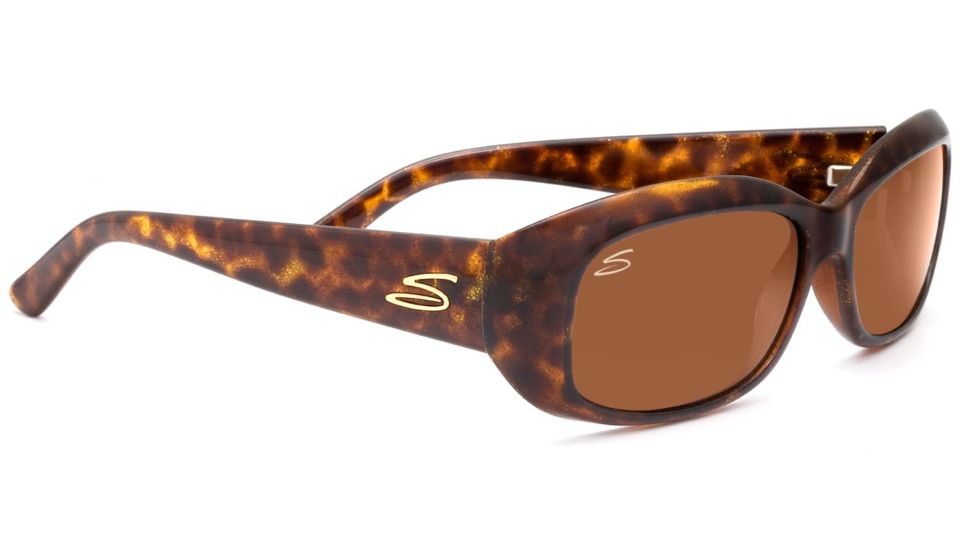 Serengeti Bianca Single Vision Prescription Sunglasses, Glitter Tortoise Frame-7367SV