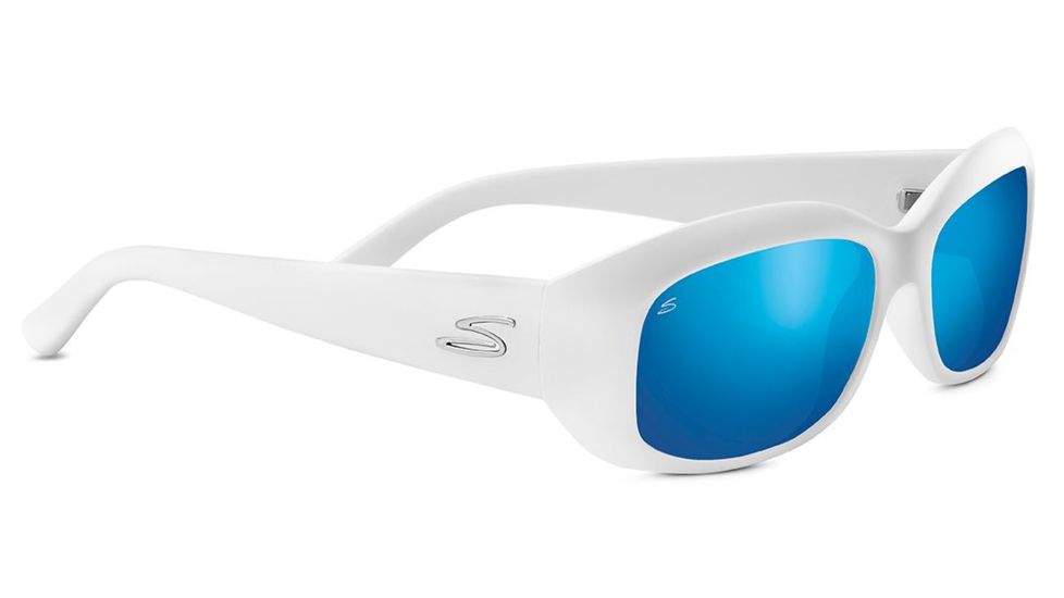 Serengeti Bianca Single Vision Prescription Sunglasses, Sanded White Frame-8207SV