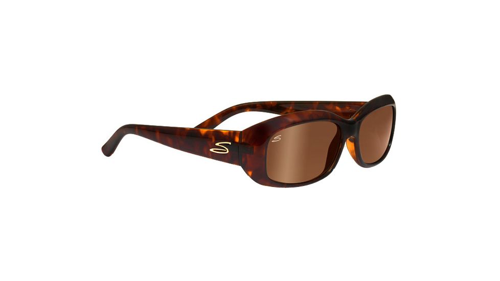 Serengeti Bianca Single Vision Rx Sunglasses Dark Tortoise Frame 7699