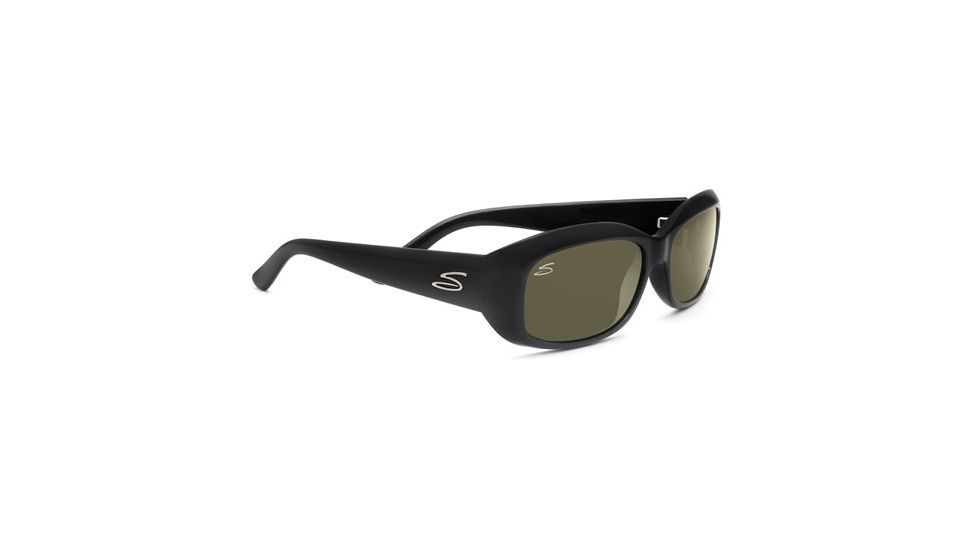 Serengeti Bianca Single Vision Rx Sunglasses - Shiny Black Frame 7364