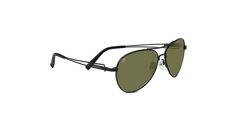 Serengeti Brando Progressive Prescription Sunglasses, Satin Black Frame-7886PR