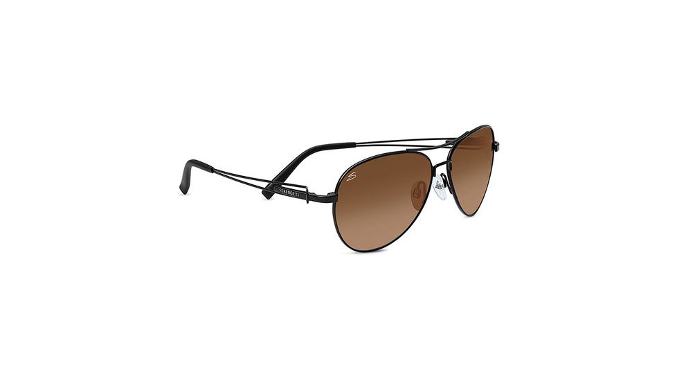 Serengeti Brando Progressive Prescription Sunglasses, Satin Black Frame-7887PR