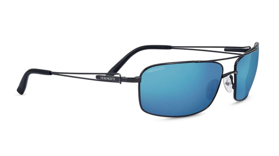 Serengeti Dante Progressive Prescription Sunglasses, Black Pearl Frame, Polarized, Photochromic, 8458PR