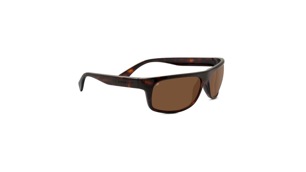 Serengeti Misano Progressive Prescription Sunglasses, Shiny Dark Tortoise Frame-8176PR