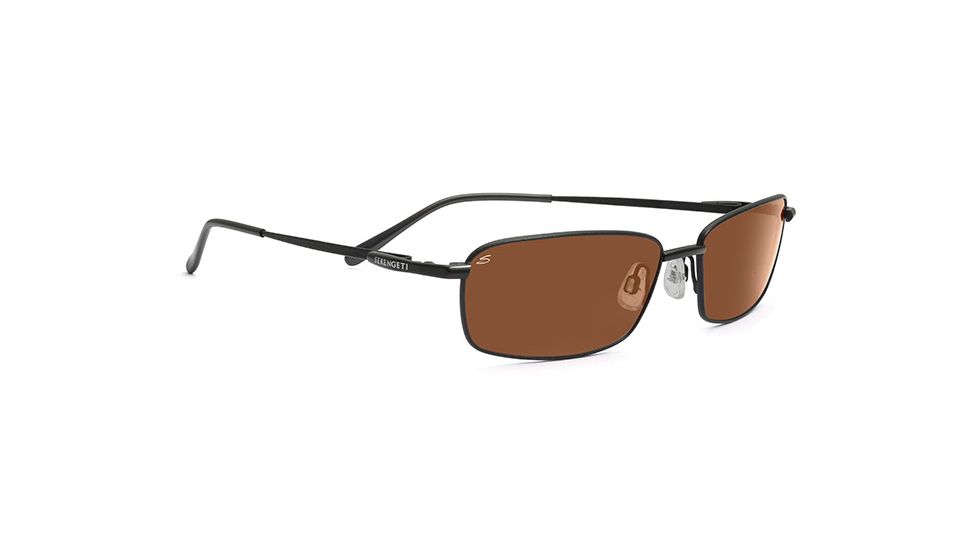 Serengeti Modena Sunglasses Matte Black W Black Tannery Frame Drivers Lenses 7549