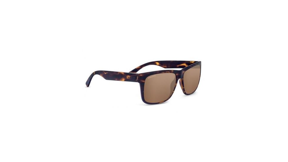 Serengeti Positano Single Vision Prescription Sunglasses, Sanded Dark Tortoise Frame, 8373SV