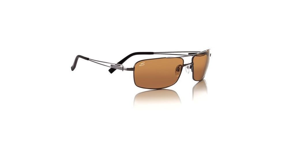 Serengeti Progressive Rx Dante Sunglasses Shiny Gun Frame