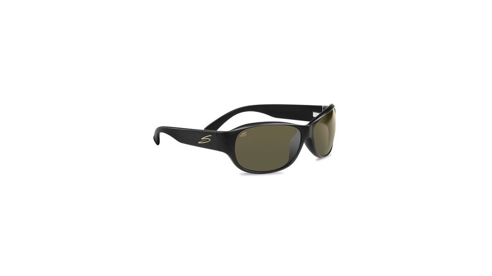 Serengeti Giada, Shiny Black Frame, 555nm Polarized Lens, 7502