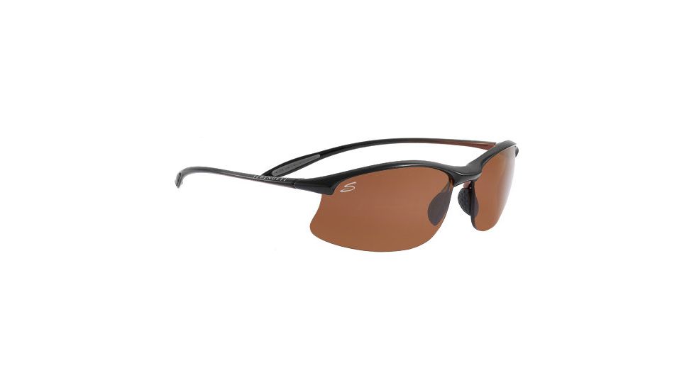 Serengeti Maestrale Rx Sunglasses Shiny Black/Orange Frame