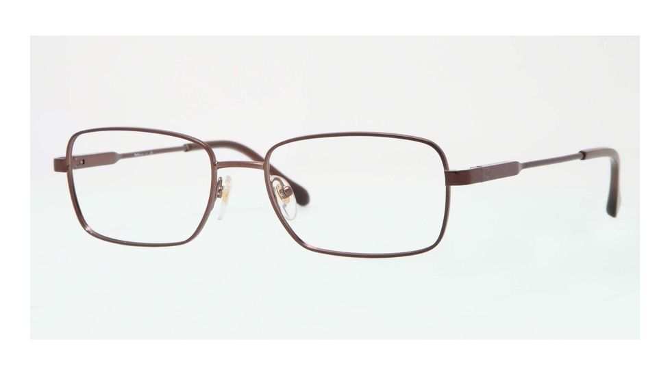 Sferoflex SF2258 Progressive Prescription Eyeglasses 355-54 - Matte - Dark Brown Frame, Demo Lens Lenses