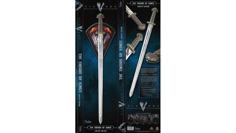 Shadow Cutlery Vikings - Sword Of Kings - Limited Edition - Premier First Run, etched with Viking runes, SH8005LE-P