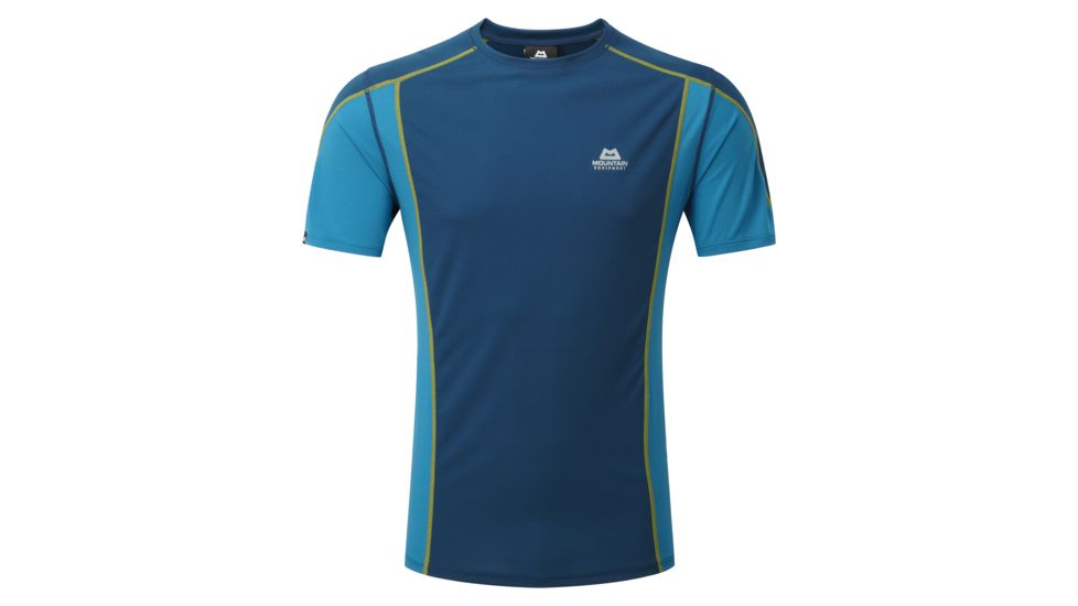 Shed, Mountain Equipment Crux Tee - Mens, Marine/Lagoon, Large, ME-002212-1217-L-DEMO