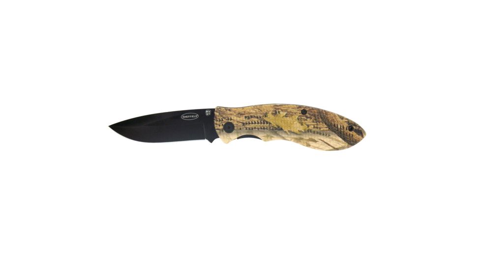 Sheffield Tailgunner Folding Pocket Knife, Camo, 12296