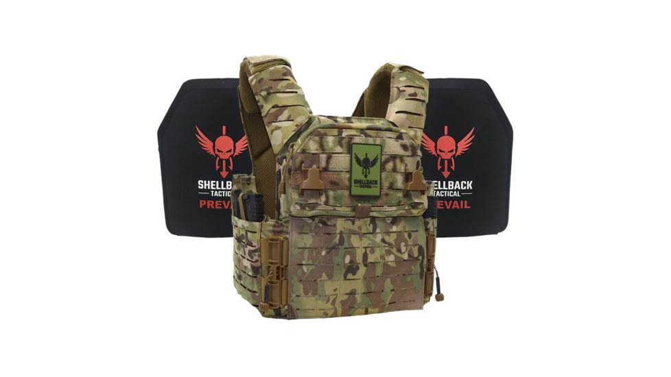 Shellback Tactical Banshee Elite 3.0 Lightweight Level III Armor System, Multicam, Small/Medium, SBT-BANELT3-LON-III-P-MC-SM