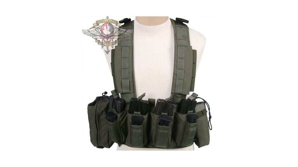 Shellback Tactical Fury Chest Rig,Ranger Green SBT-FCR-RG