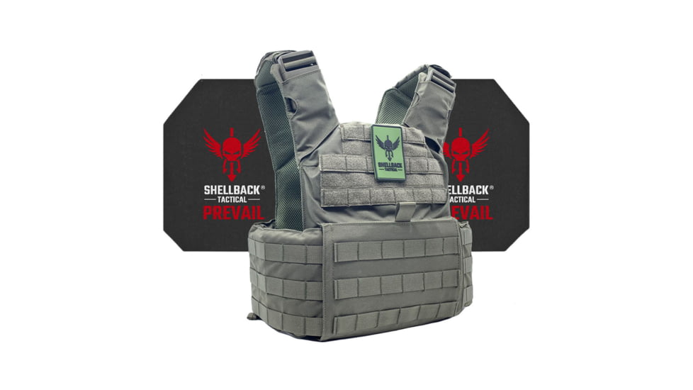 Shellback Tactical Skirmish Active Shooter Kit with Level IV Model 4S17 Armor Plates, Ranger Green, One Size, SBT-9020-4S17-RG