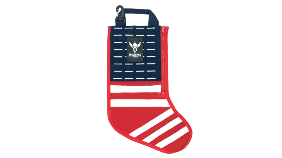 Shellback Tactical Stars and Stripes Christmas Stocking, Red/White/Blue, SBT-9904-RWB