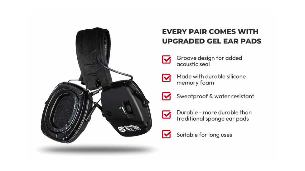 Shellshock Protection EXO PRO Electronic Protective Ear Muffs
