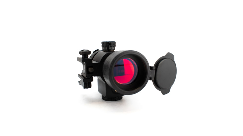 Shepherd Scopes Deadshot 40-LR Red Dot Scope, with Side Laser 40mm Objective, Black anodized RD0003