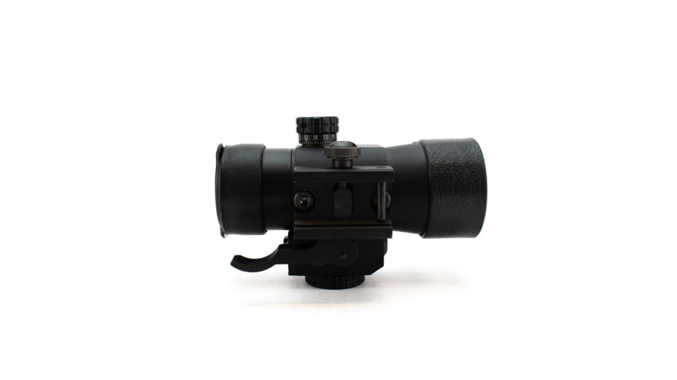 Shepherd Scopes Deadshot 40-LR Red Dot Scope, with Side Laser 40mm Objective, Black anodized RD0003