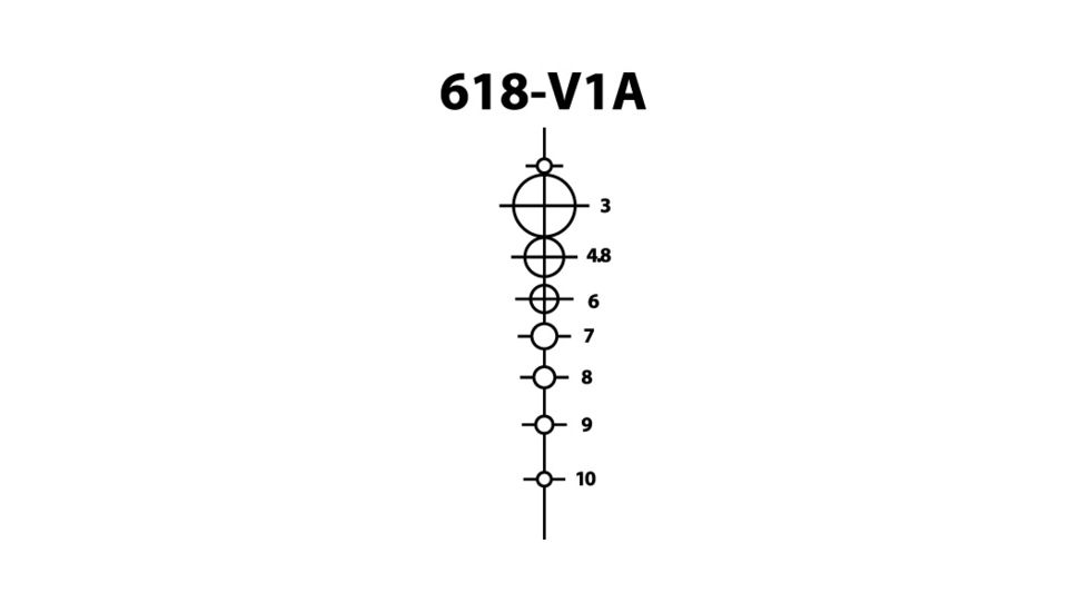 Shepherd Scopes Dual Reticle Rifle Scope 6-18x42 V1A, Cerakote, Small, DRS0046