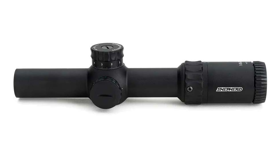 Shepherd Scopes Rogue Series 1-8x24 Rifle Scope, 30mm Tube, R14 Reticle, Matte, Black, 4080RGE.1.8.R14