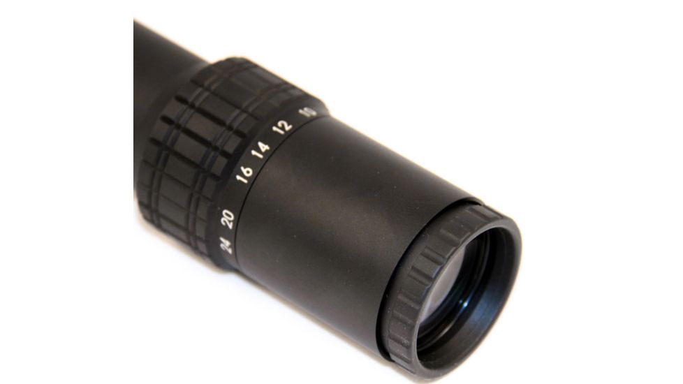 Shepherd Scopes Sniper Series DRS 6-24x50 S1 Dual Reticle Rifle Scope, Matte Black Anodized, 4080DRS.S1