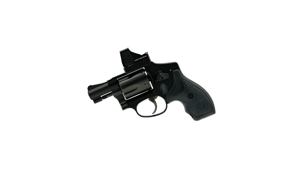 Shield Arms Revolver Optic Conversion R.O.C., Fits S&amp;W 442/642/432/43C/351C, RMSc Footprint, Aluminum Construction, Anodized Finish, Black, Includes Mounting Hardware, SA-ROC-442-RMSC,