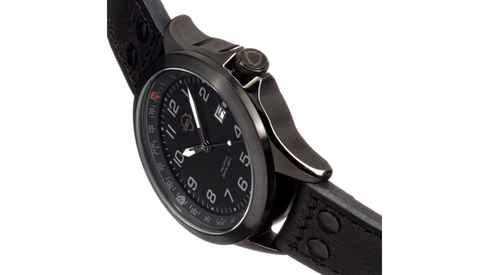 Shield Palau Diver Watch w/Date - Mens, Black/Black, One Size, SLDSH104-6