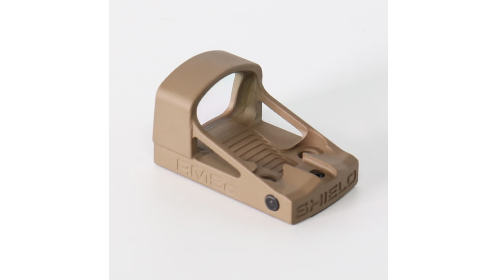 Shield Sights Compact Reflex Mini Red Dot Sight, 4 MOA Dot Reticle, RMSC-4MOA Glass Lens, Flat Dark Earth, RMSc-4 Moa G FDE