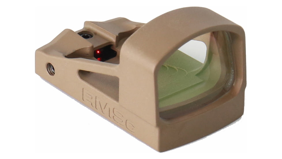 Shield Sights Compact Reflex Mini Red Dot Sight, 4 MOA Dot Reticle, RMSC-4MOA Glass Lens, Flat Dark Earth, RMSc-4 Moa G FDE
