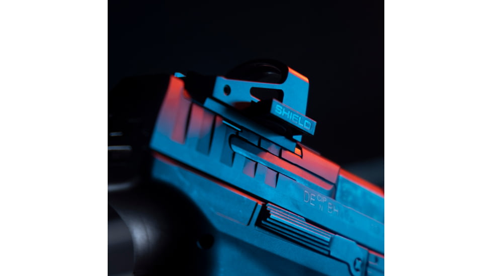 Shield Sights Compact Reflex Mini Red Dot Sight, Drawer Lens 4 MOA Dot Reticle, RMSd-4MOA Glass Lens, Black, RMSD-4MOA-GLASS