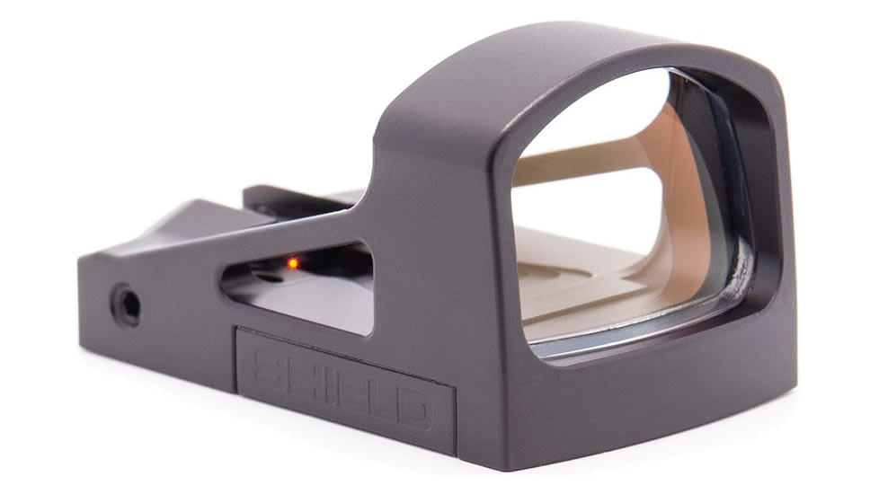 Shield Sights Compact Reflex Mini Red Dot Sight, Drawer Lens 4 MOA Dot Reticle, RMSd-4MOA Glass Lens, Black, RMSd-4 Moa G
