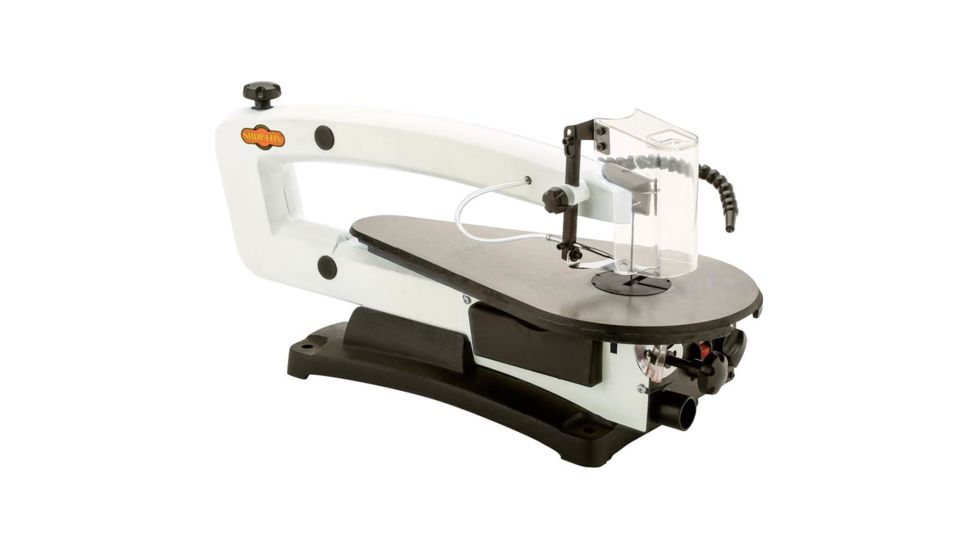 Shop Fox VS Scroll Saw with LED and Rotary Tool Kit, 18in, W1870