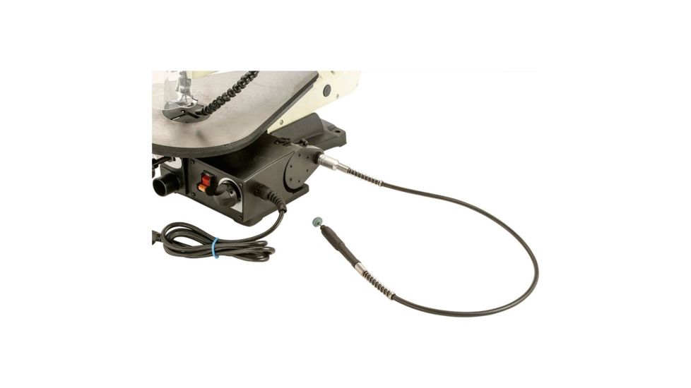 Shop Fox VS Scroll Saw with LED and Rotary Tool Kit, 18in, W1870